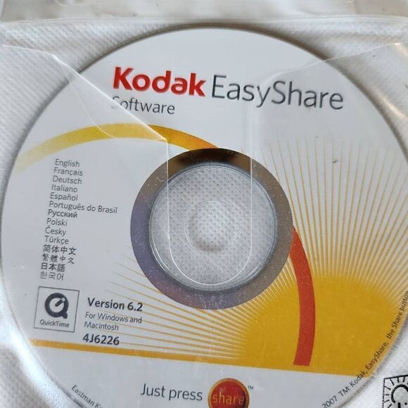 Kodak Easy Share software CD bundle camera solution disc Panasonic Lumix version - Picture 2 of 6